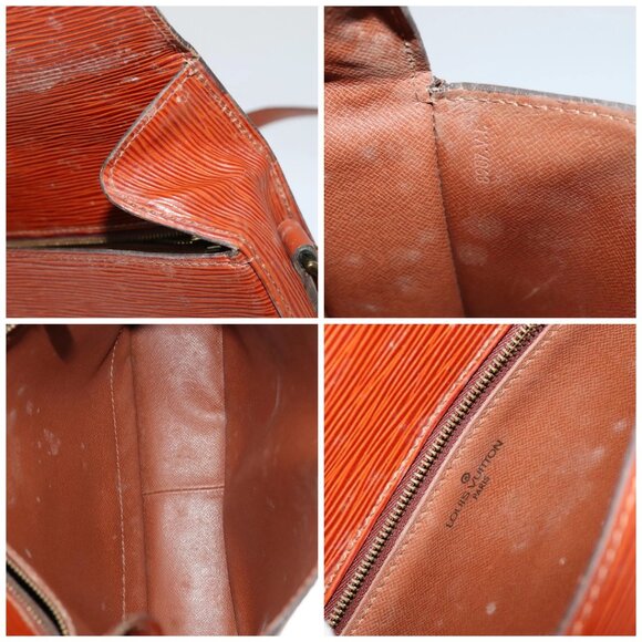 LOUIS VUITTON Epi Saint Cloud GM Shoulder Bag Brown M52193 LV Auth 111133 - Picture 14 of 15